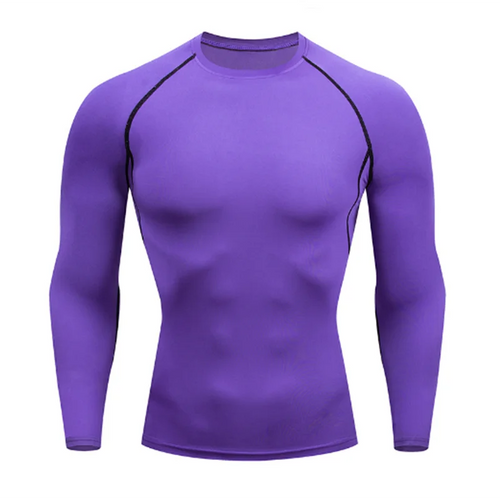 2026 Men Bodybuilding Sport T-shirt Quick Dry Running Shirt Long Sleeve Compression Top Gym T Shirt Men Fitness Tight Rashgard