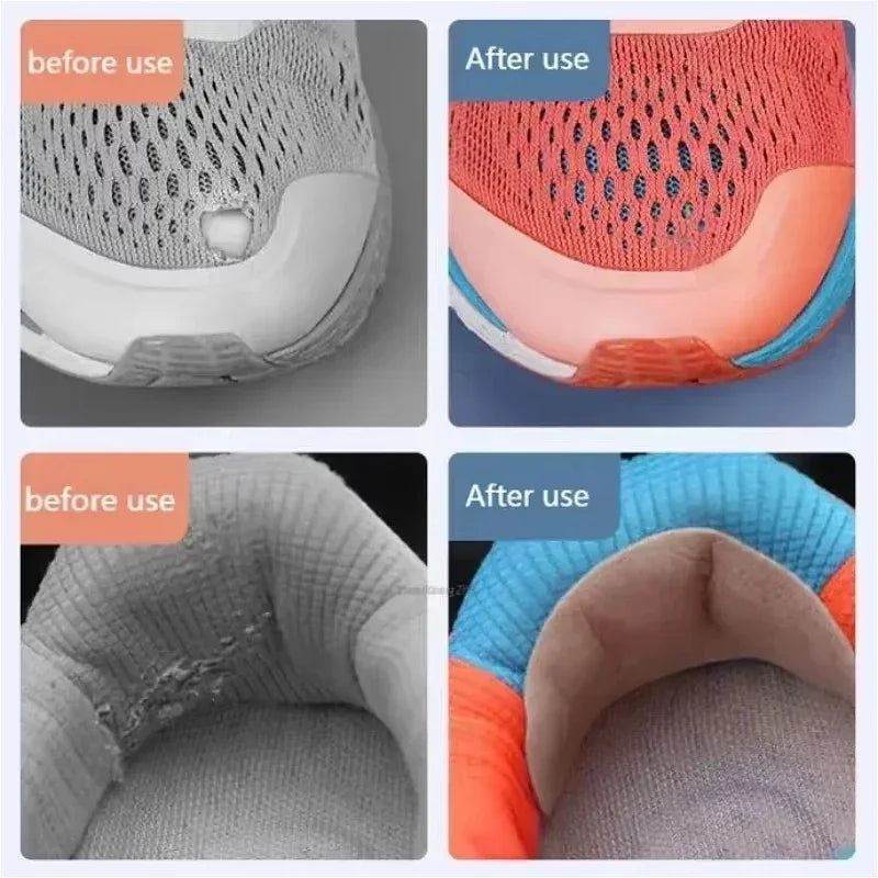 6Pcs/Set Sneakers Heel Repair Patches, Self-Adhesive Vamp & Insole Repair Stickers, Anti-Wear Heel Protector for Sports Shoes